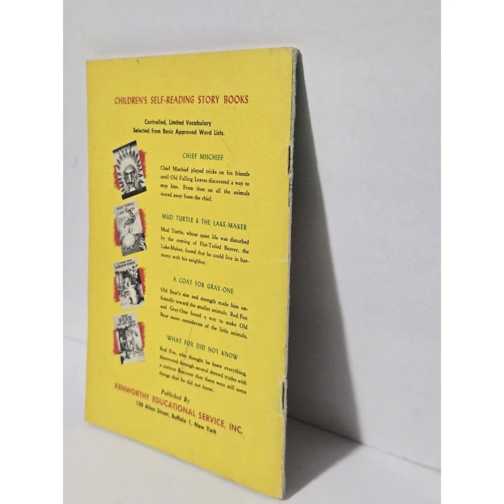 Vintage RARE 1959 Book WHAT FOX DID NOT KNOW‎ Children's Paperback Kenworthy